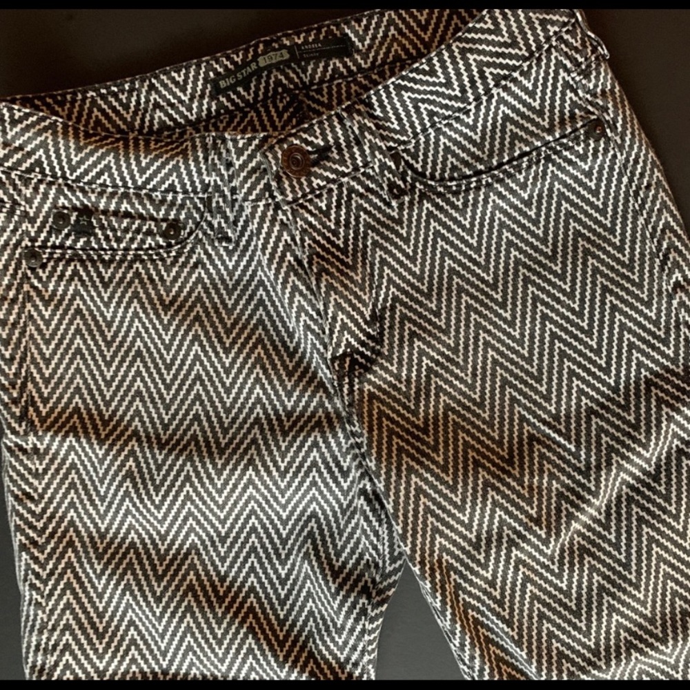 BIG STAR Jeans - Black/White - EUC, flattering ⭐️